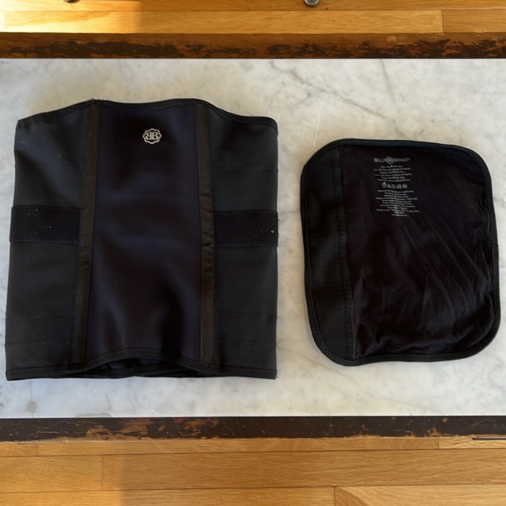 Belly Bandit Black Waist Trainer Set